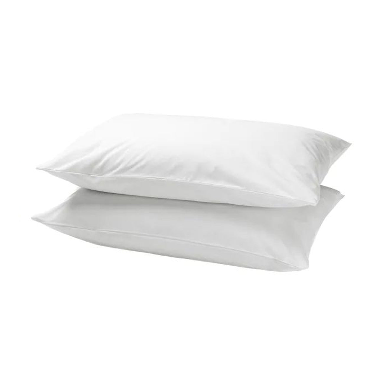 WHITE 180TC PILLOW CASES 2 PACK