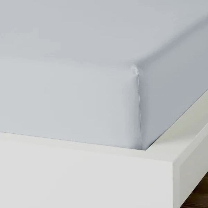 GREY 180TC FITTED SHEET