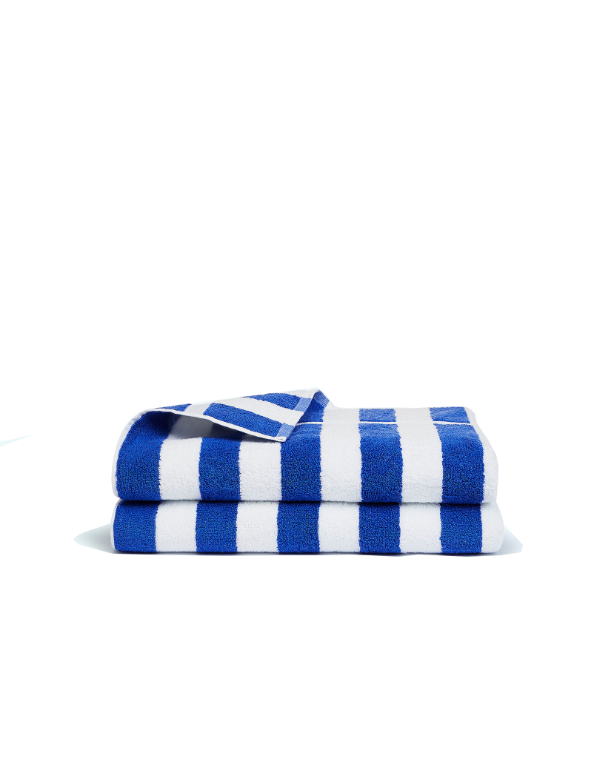 STRIPED POOL TOWEL