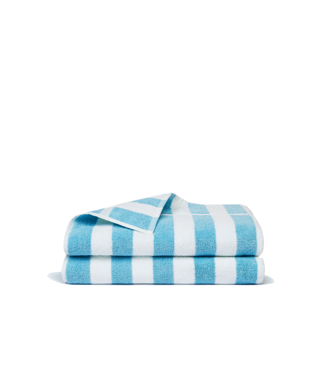 STRIPED POOL TOWEL