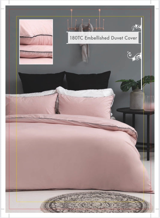 ROSE 180TC DUVET COVER