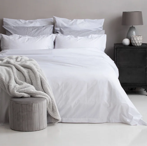 WHITE 200TC OXFORD DUVET COVER