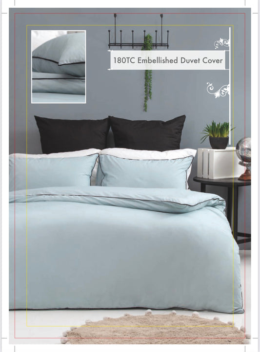 DUCK EGG 180TC DUVET COVER