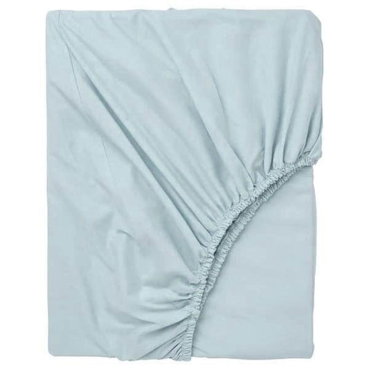 DUCK EGG 180TC FITTED SHEET